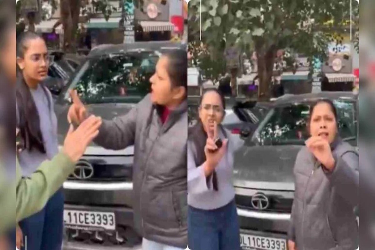 Delhi Woman Abuses Viral Video