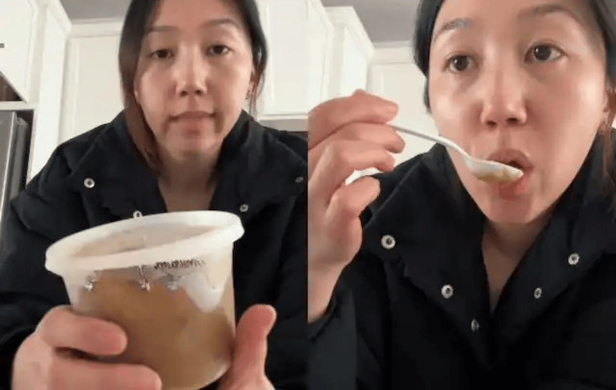 Woman Eats Late Husband Last Cooked Curry