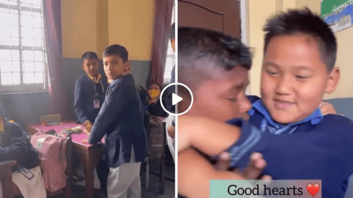 Nepal School Kids Viral Video