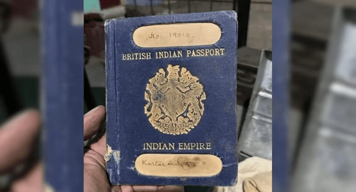 95 Year Old British Indian Passport Viral