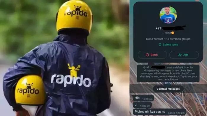 Delhi Woman Viral Post On Rapido Rider