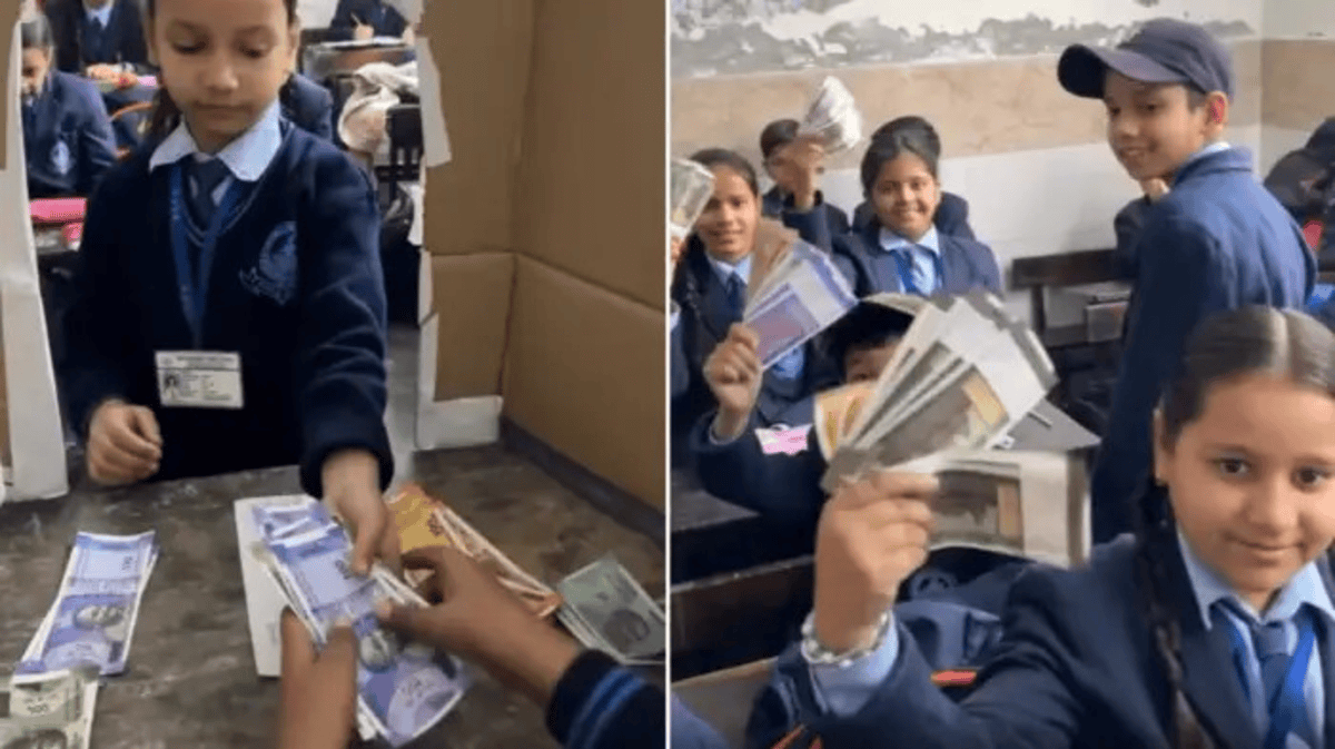 Teacher Turns Classroom Into Bank