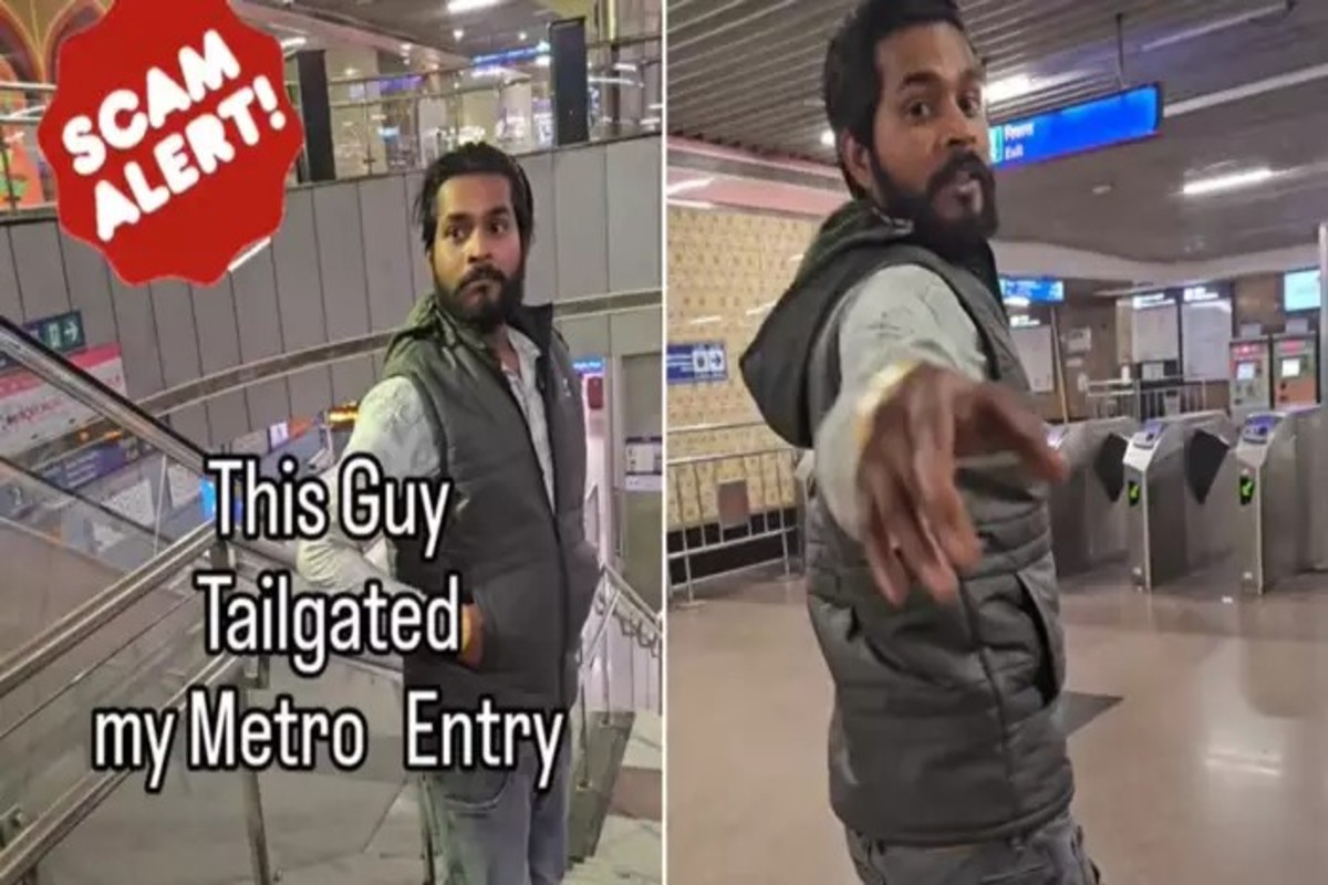 Delhi Metro Alleged Ticket Scam Viral Video