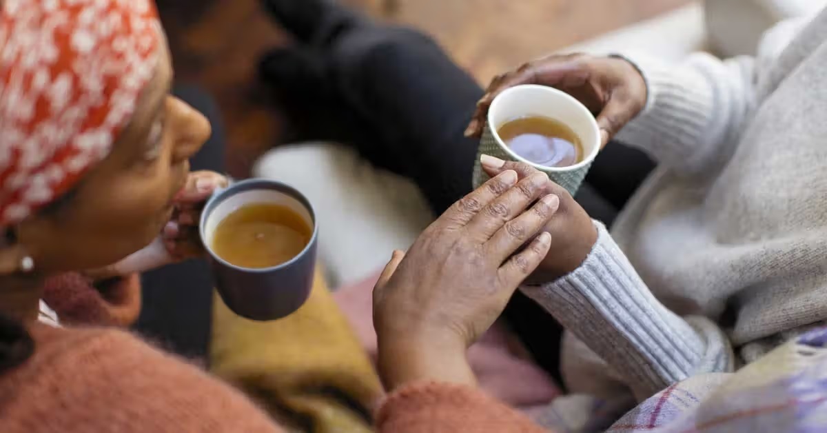 Drinking Tea After Meal