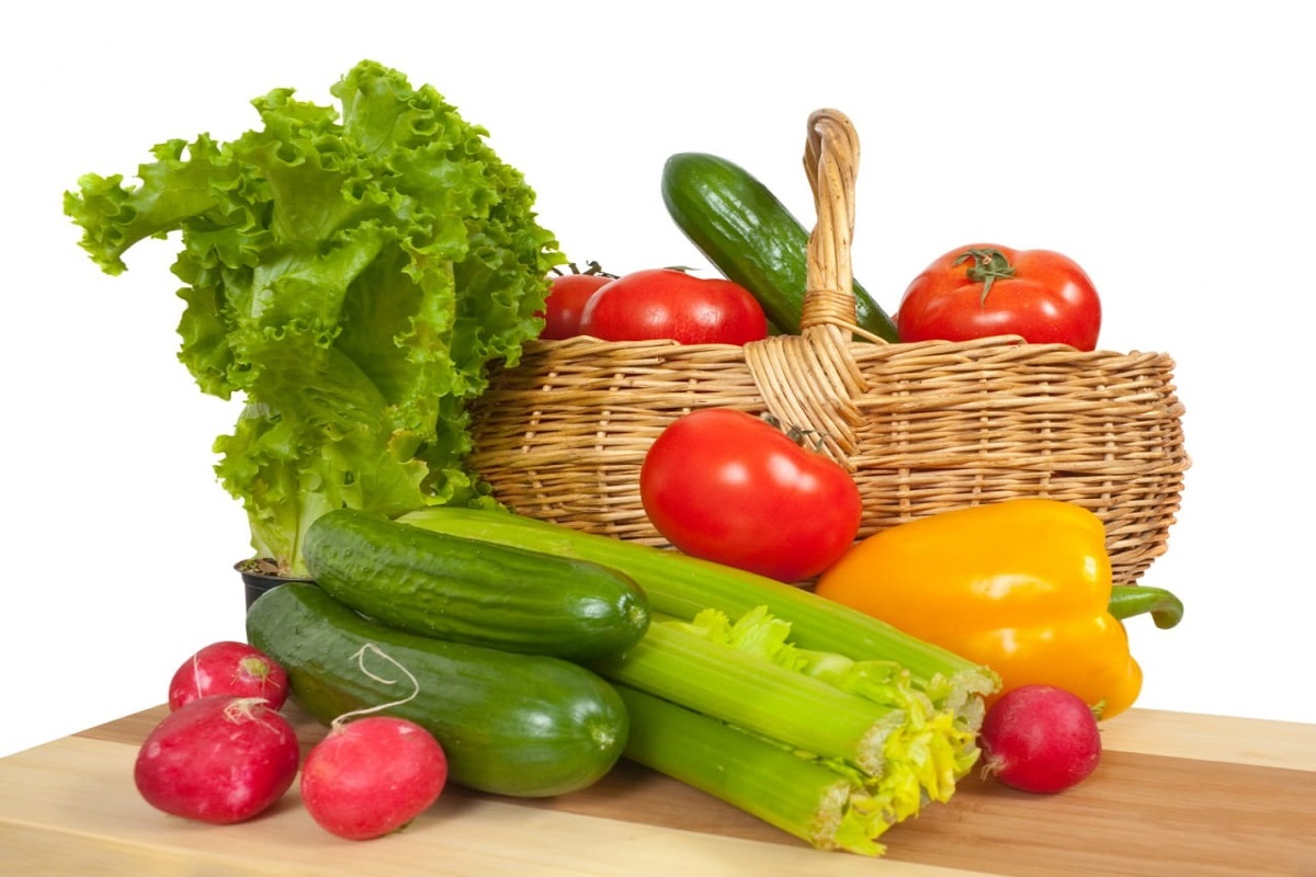 Raw vegetables