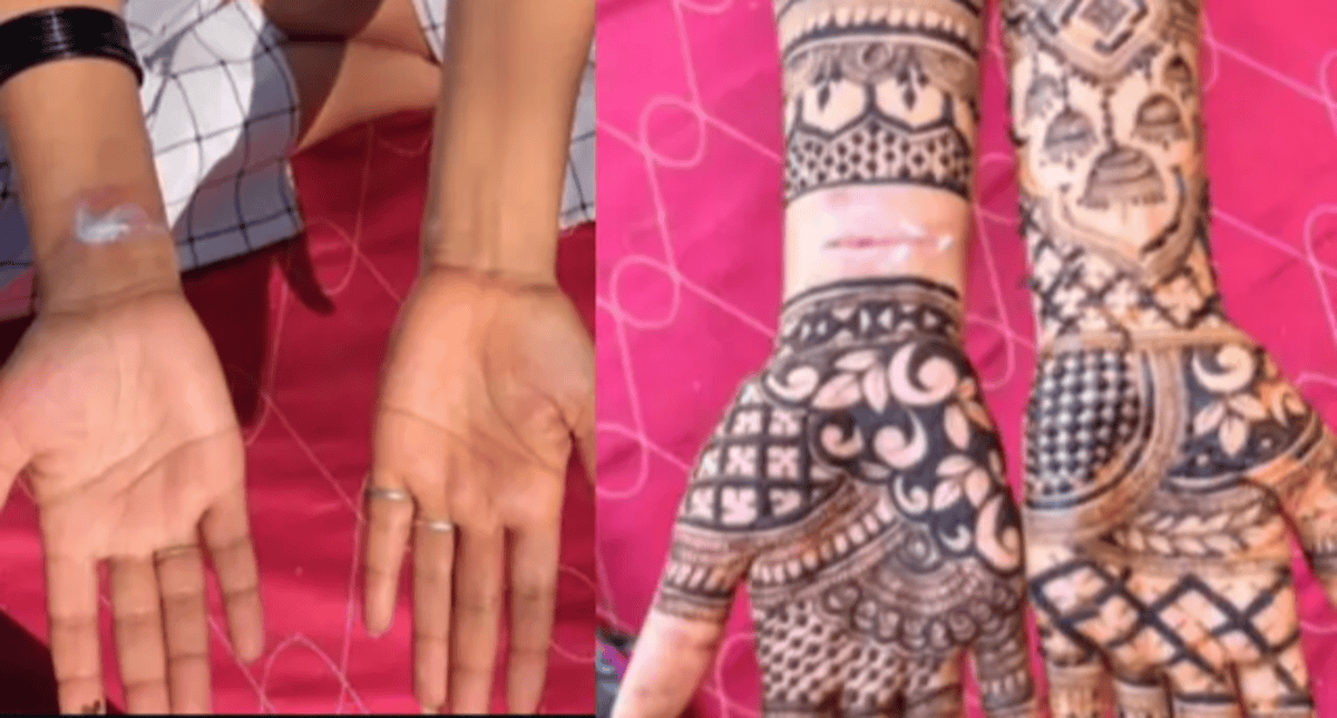 Bride Mehendi Viral Video