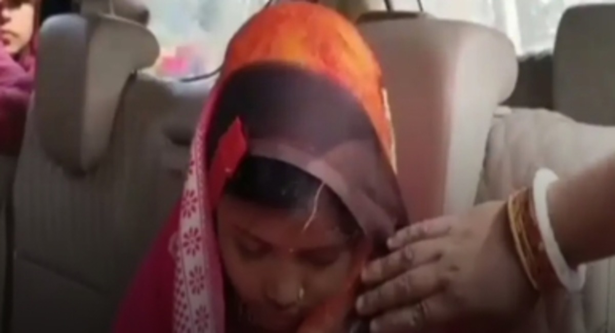 Bride Arrives with Her Own Procession