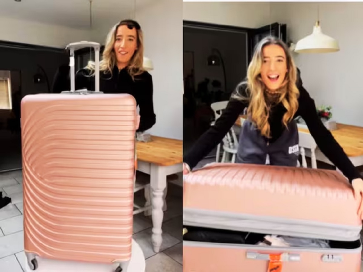Woman Takes Lost Luggage