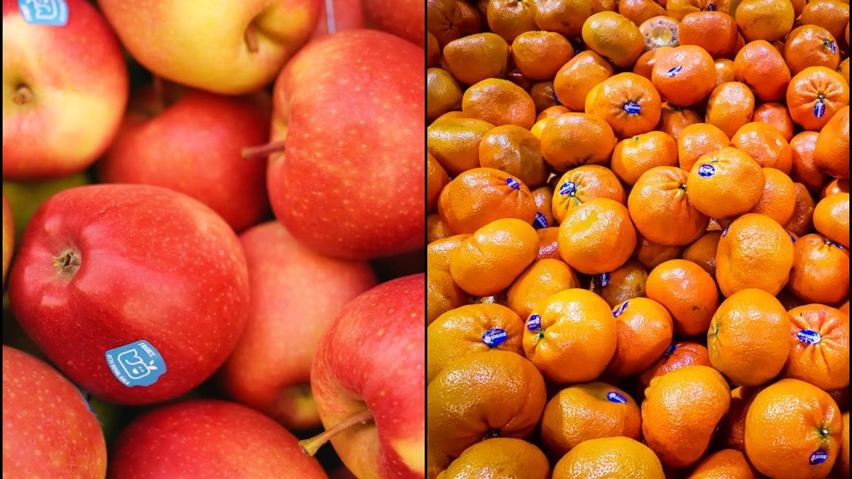 Sticker On Fruit