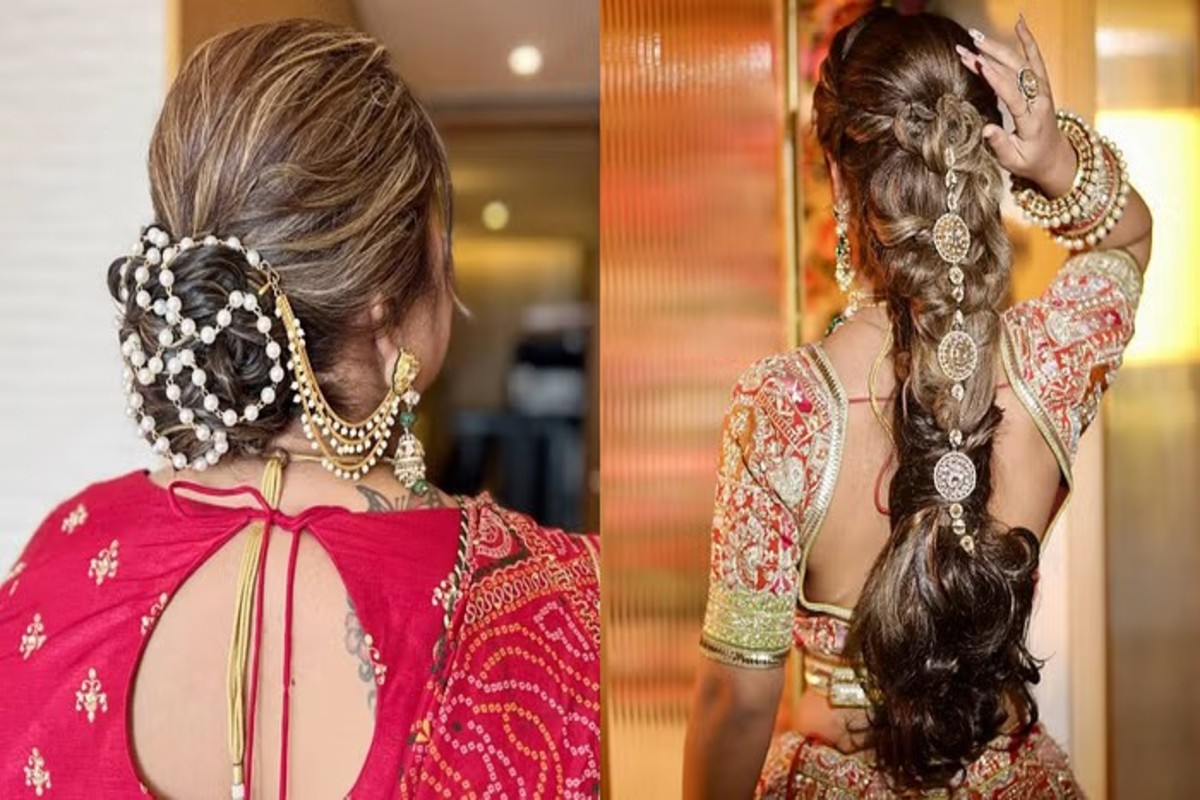 Trendy Hairstyle For Bride