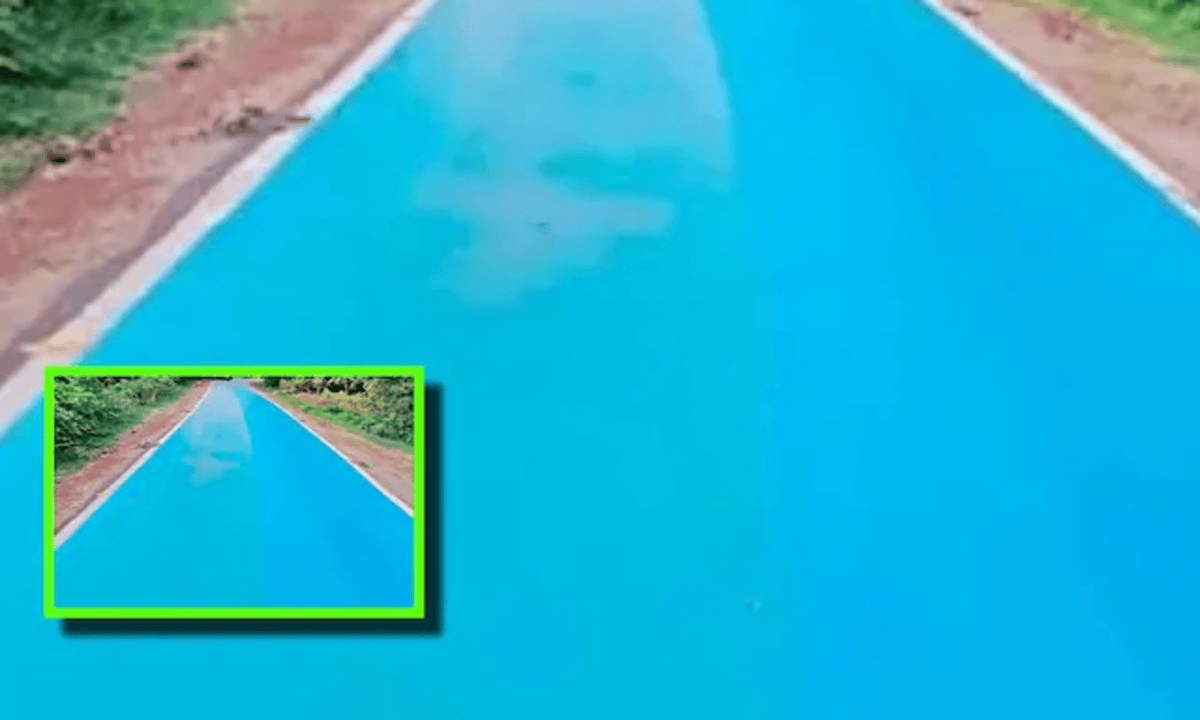Plastic Waste Road Construction