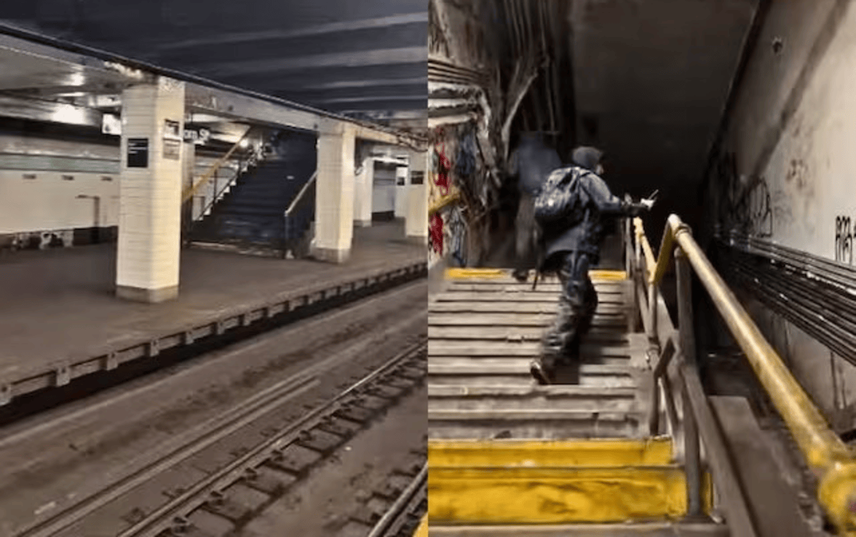 Man Enters Secret Area In Railway Station