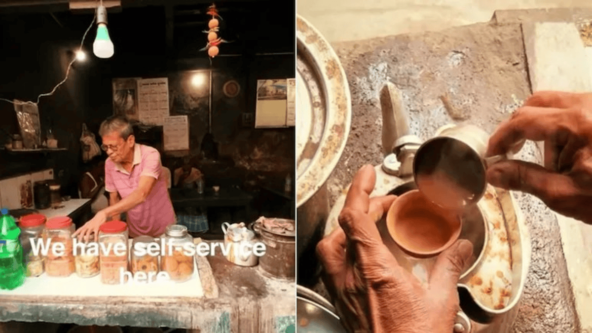 No Shopkeeper Tea Stall