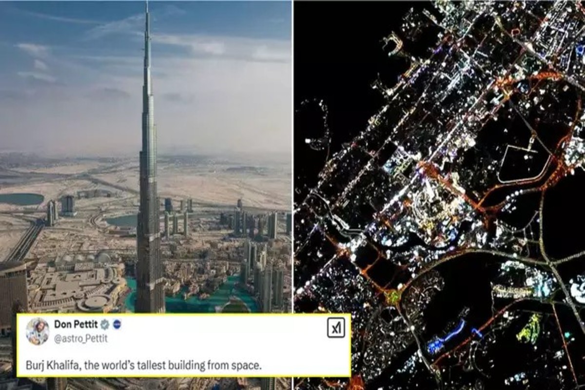 Burj Khalifa From Space