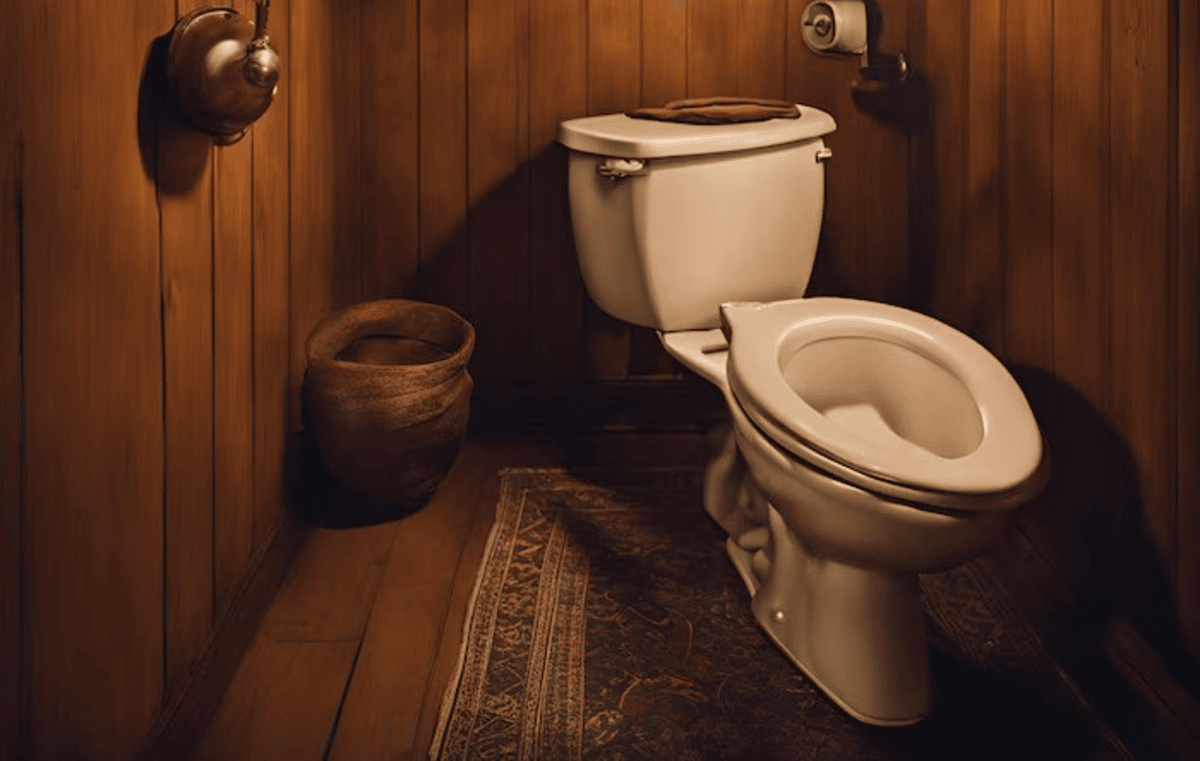 Toilets in Old House basement