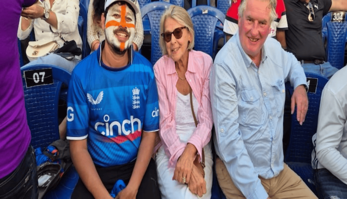 England tattoo on face