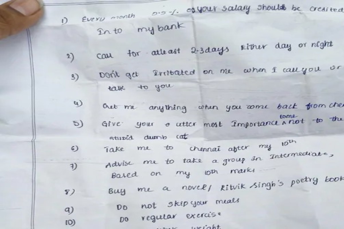 Sister Made Contract For Brother
