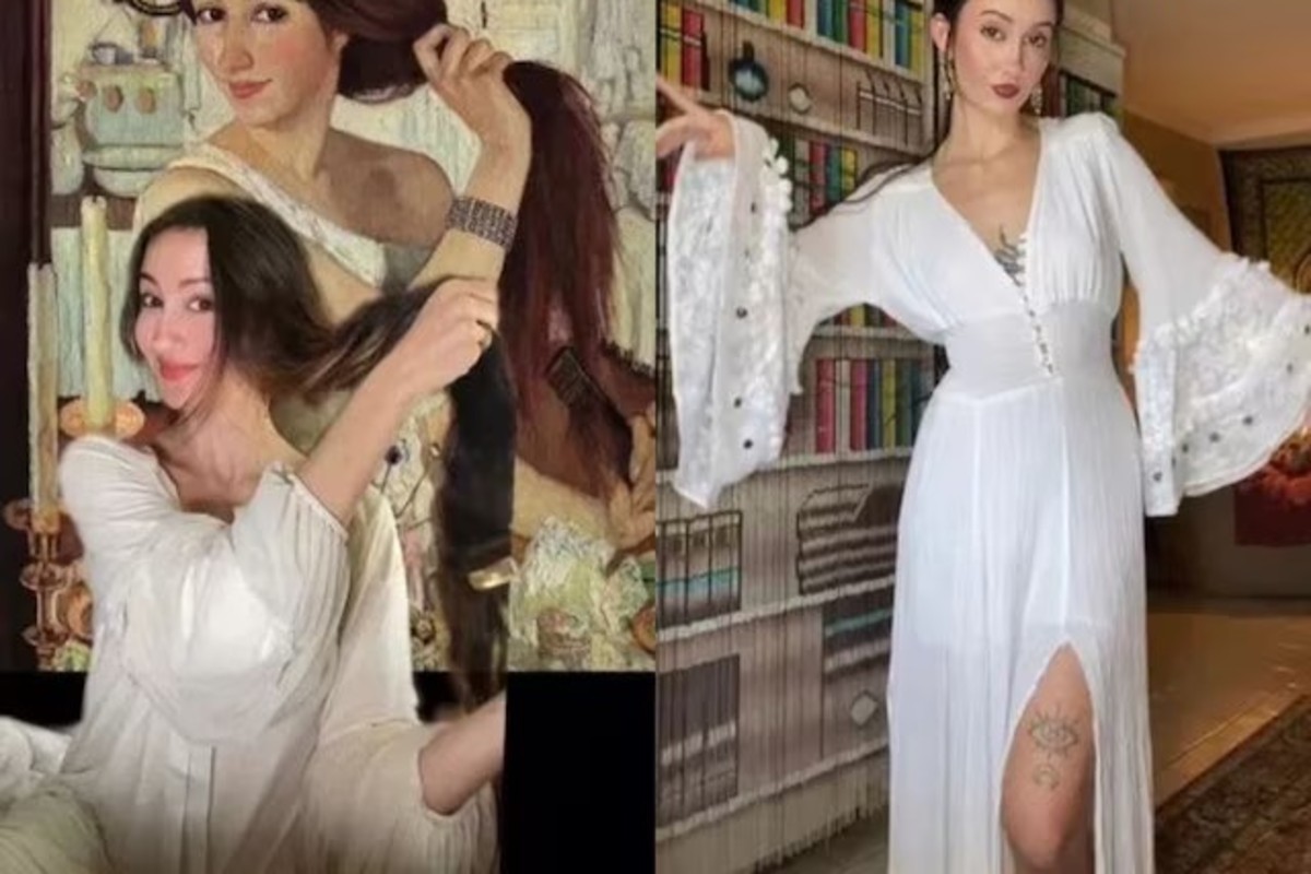 116 Year Old Painting Shock Girl