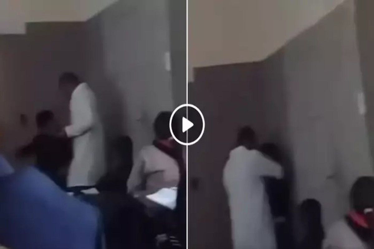 Teacher Brutally Beating Student Viral Video