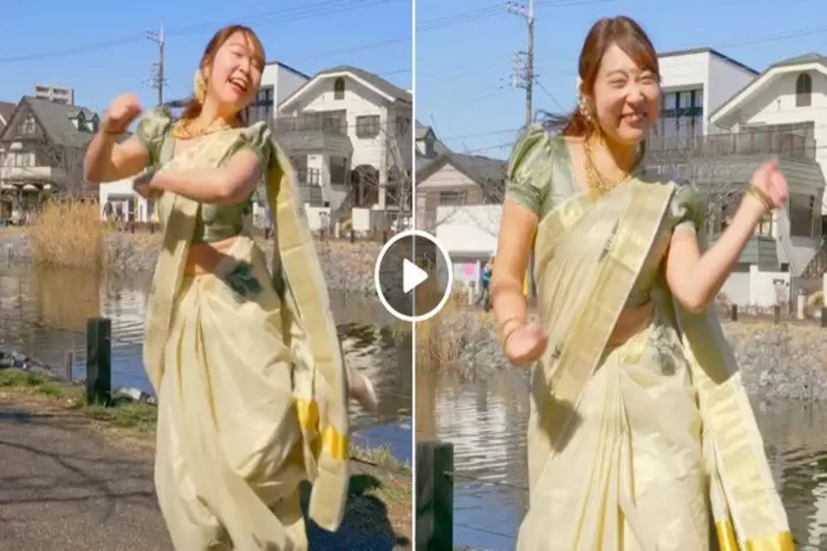 Japanese Womans Viral Sari Dance