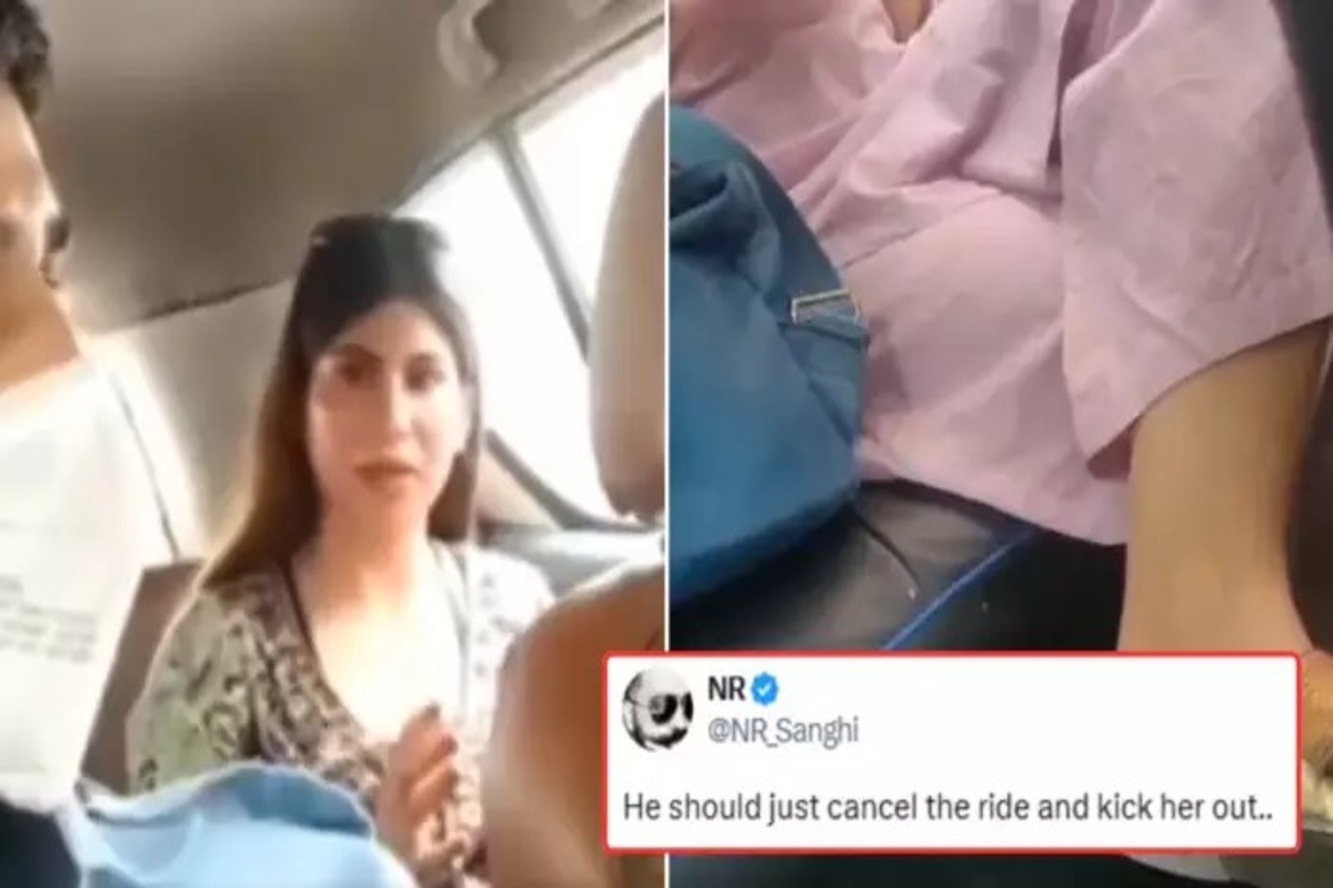 Woman Abuses Cab Driver Video