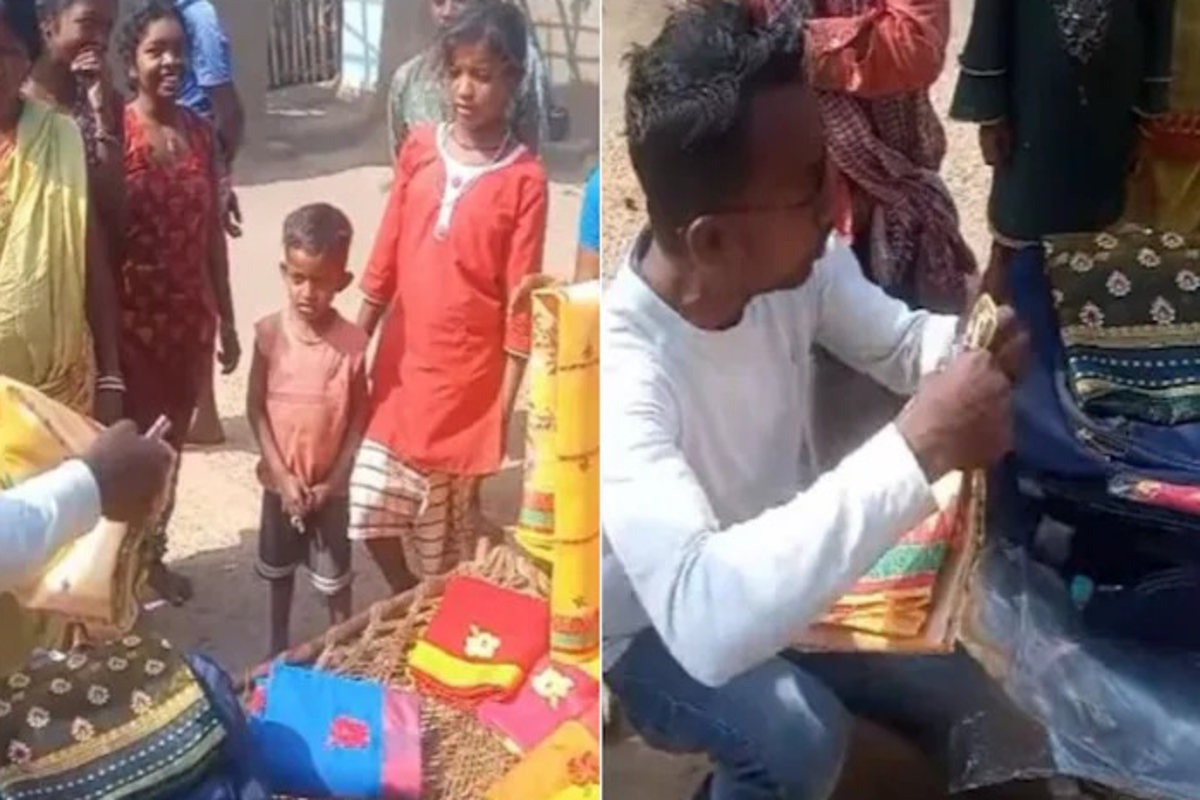 Saree Salesman Viral Video