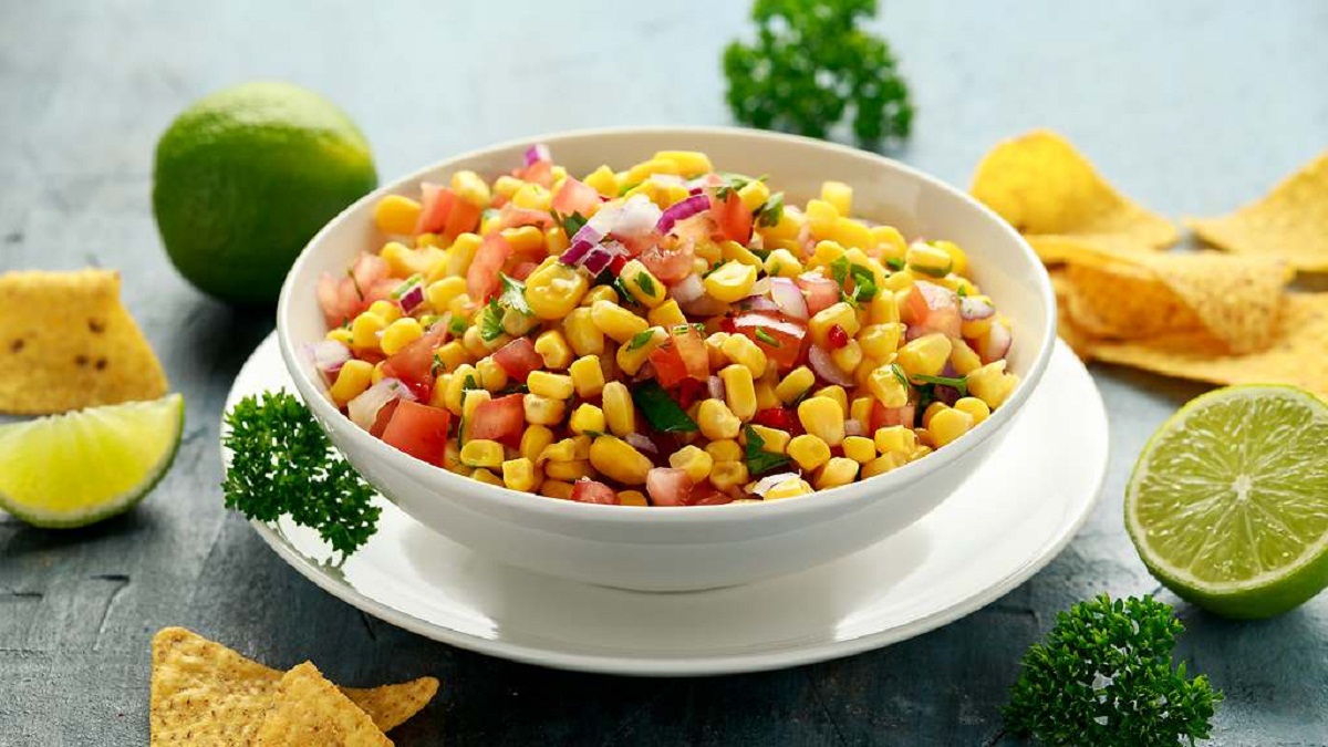 Crispy Corn Chaat Recipe