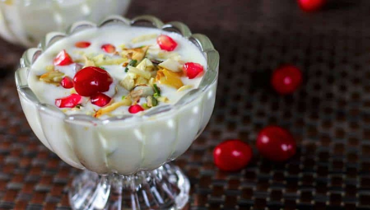 Milk Fruit Cream Recipe