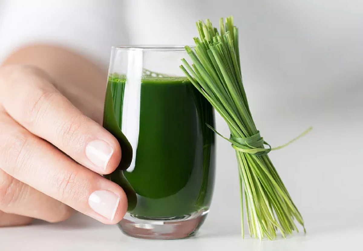 Wheat grass juice
