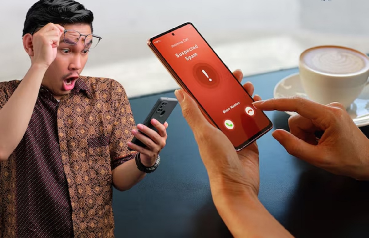Man Ignore Spam Call