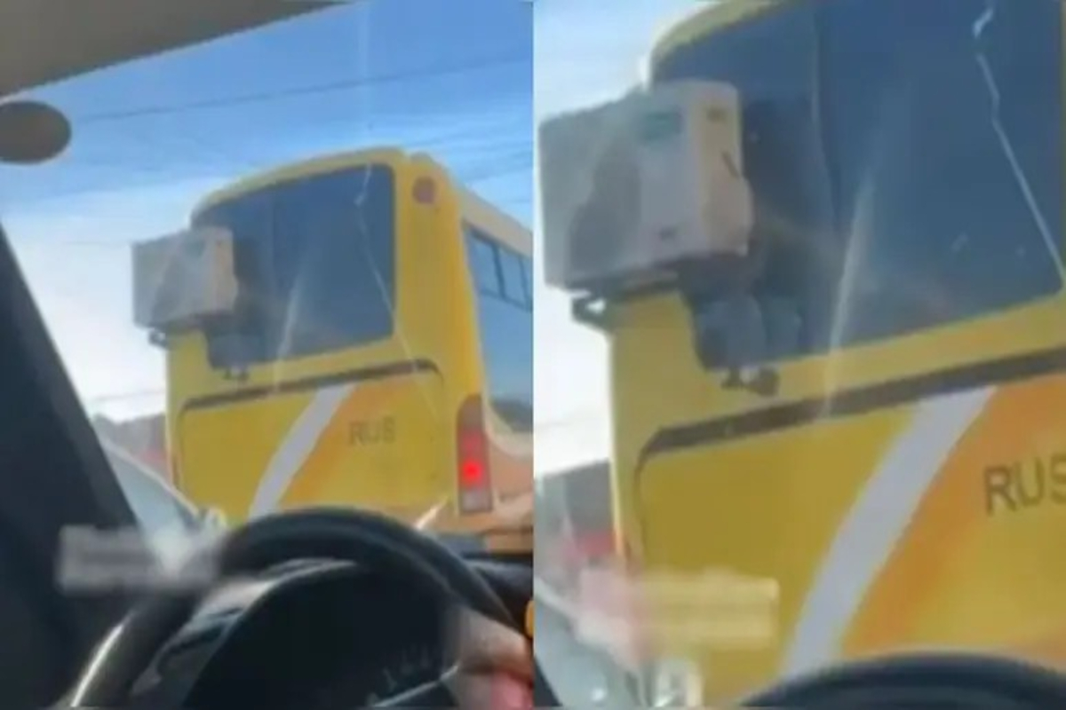 Split AC on Bus Viral Video