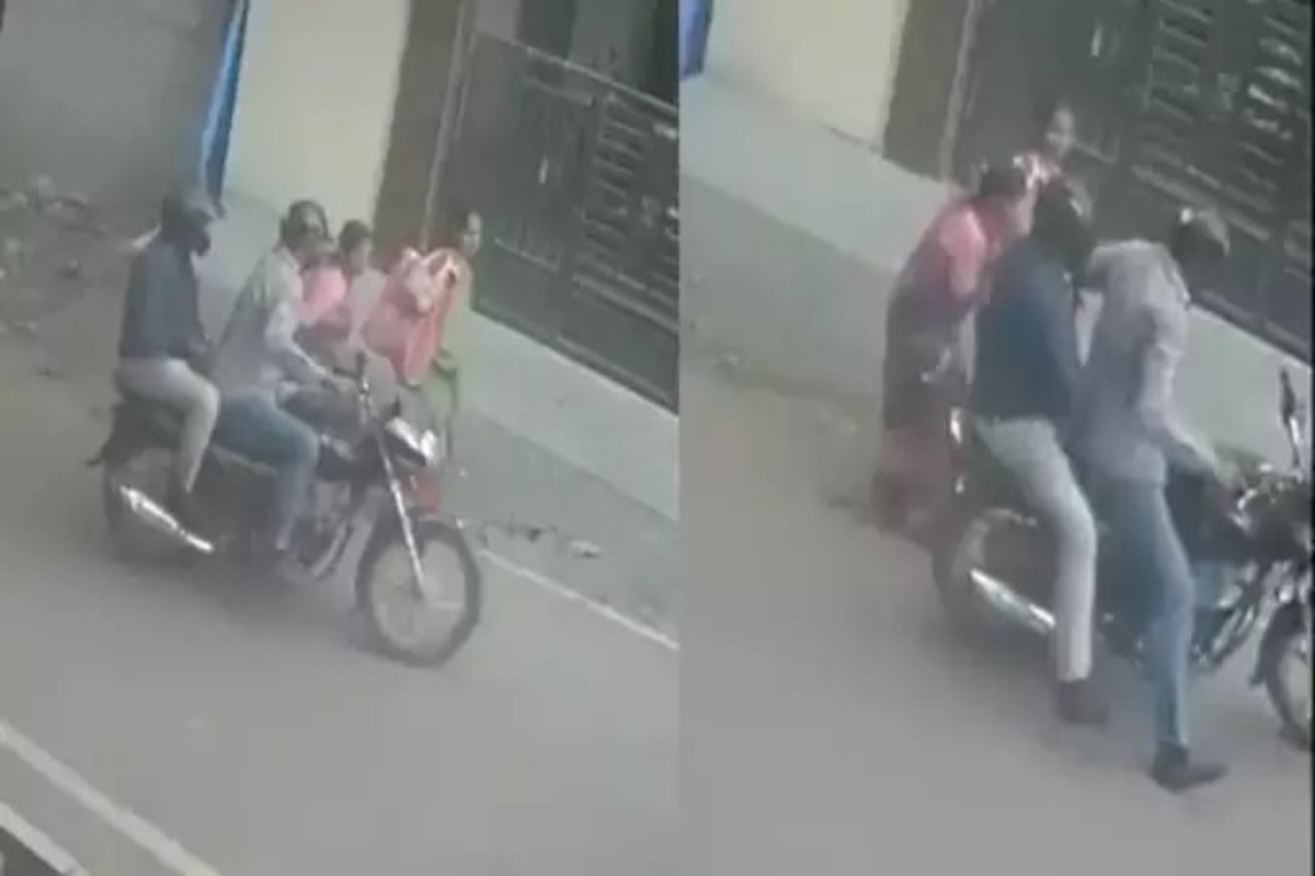 Bengaluru Chain Snatching Viral Video