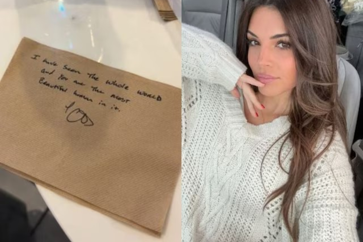 Pilot Give Secret Letter To Girl