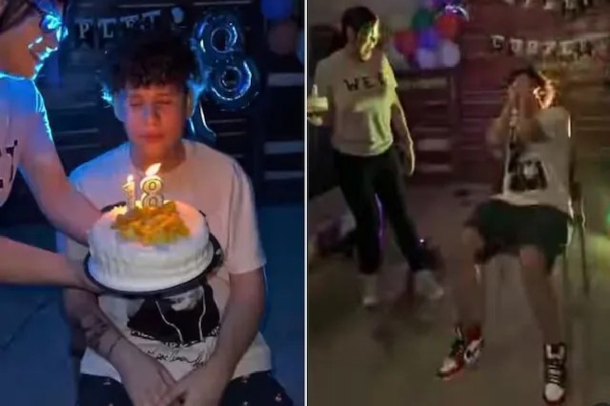Woman Gift Dancer To Son On Birthday