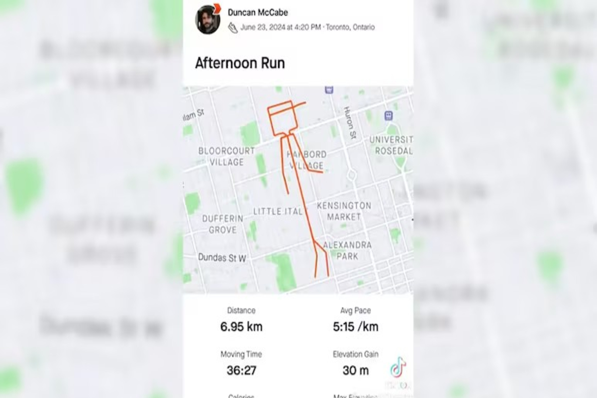 Dancing Figure On Map