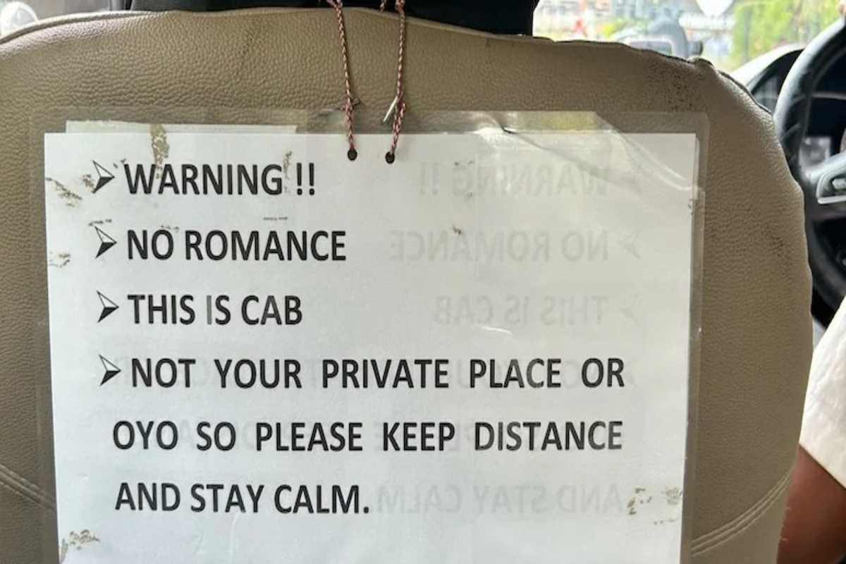 Cab Driver Viral Note