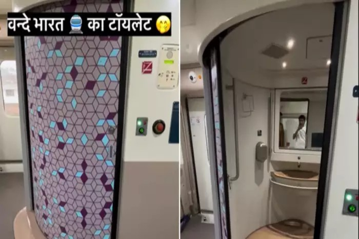 Vande Bharat Toilet Viral Video