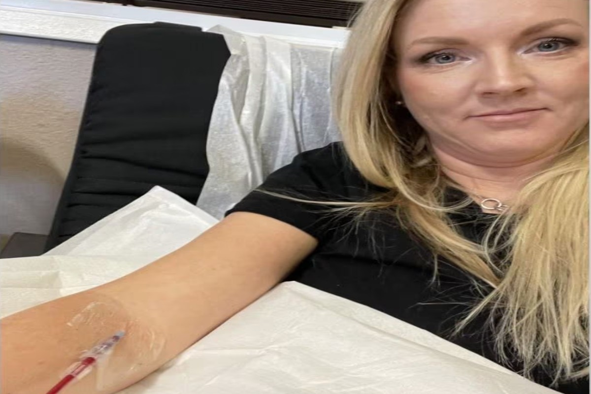 Woman Bitten By Tick