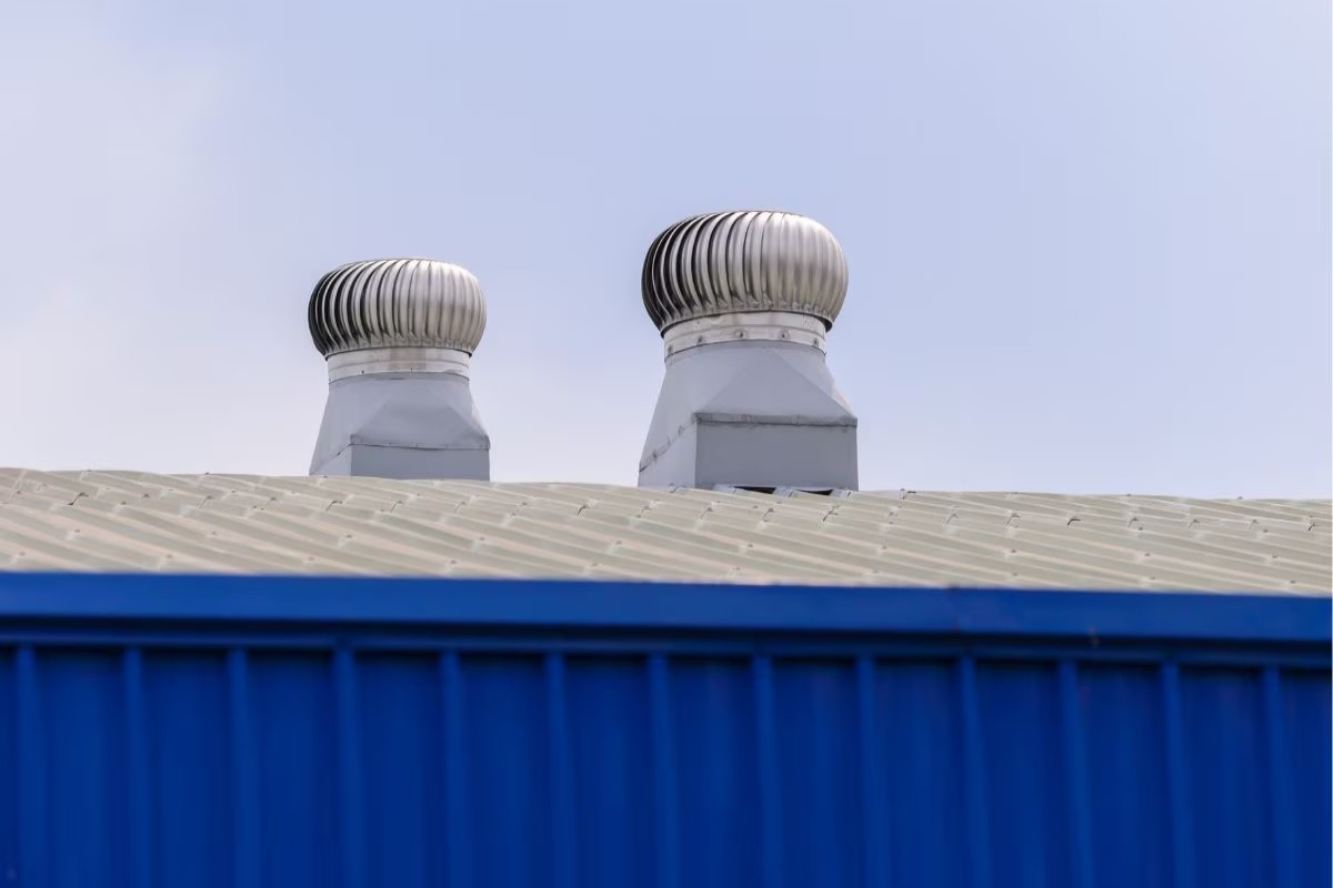 Steel Dome On Factory Roof