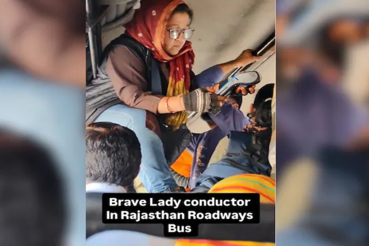 Lady Bus Conductor Viral Video