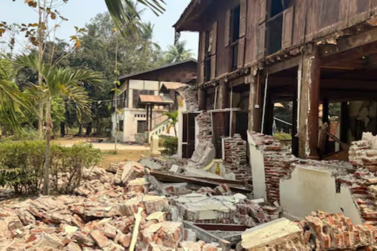 Myanmar Earthquake Reason