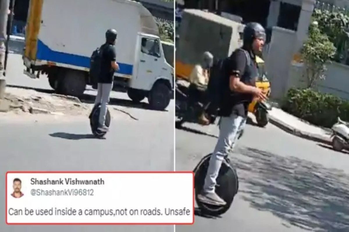 Bengaluru Unicycle Viral Video