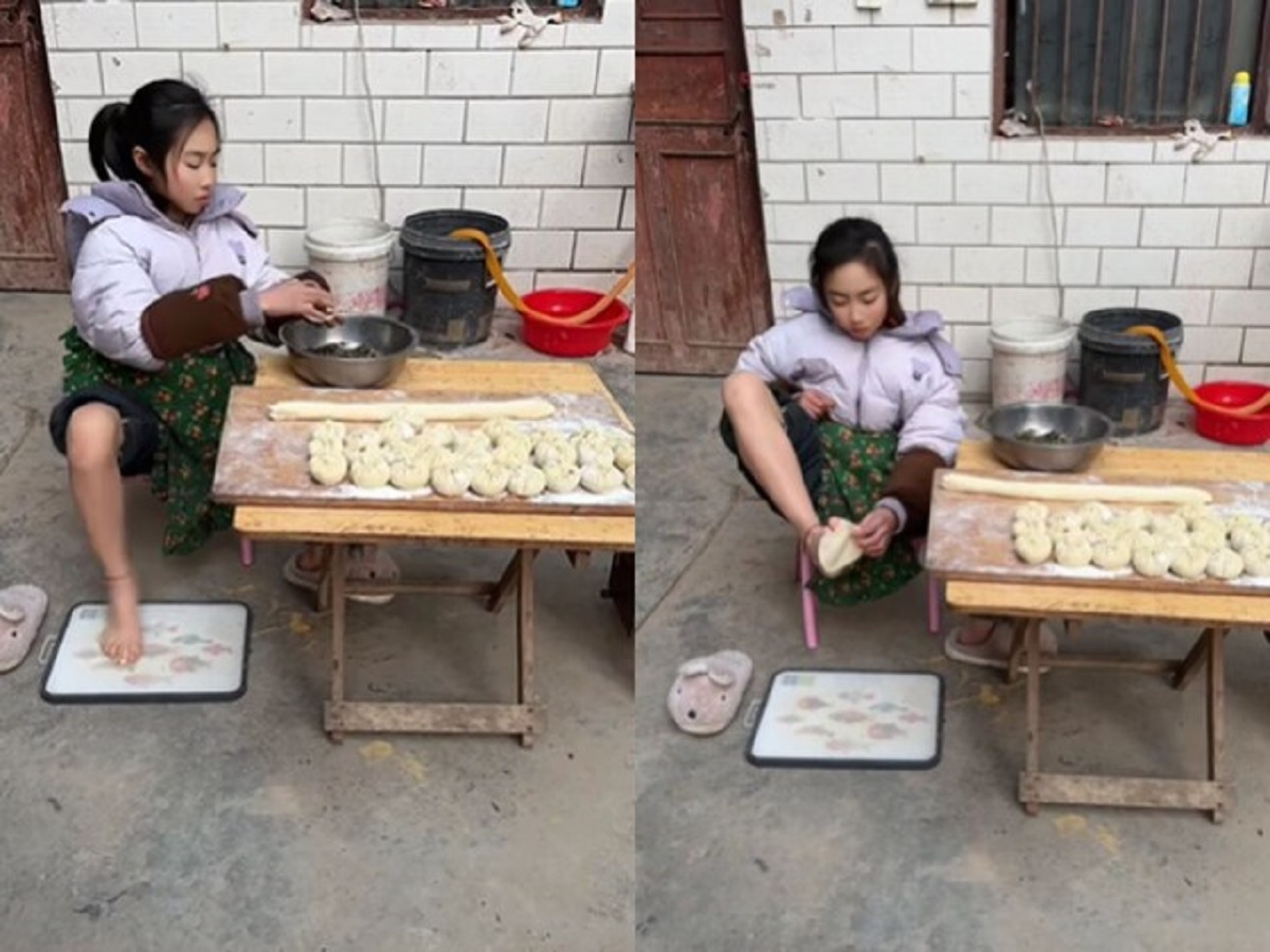 Momos Made Crushing With Feet