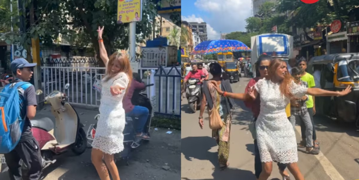 Woman Dance On Road
