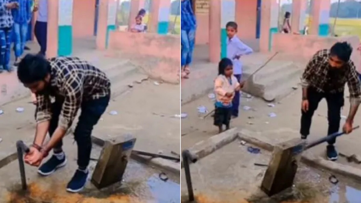 Jugaad Hand Pump Installed