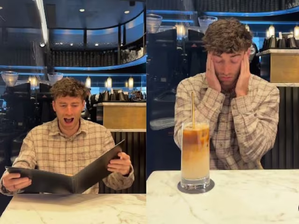 Man Drink Expensive Coffee Cost 29 Thousand Rupees