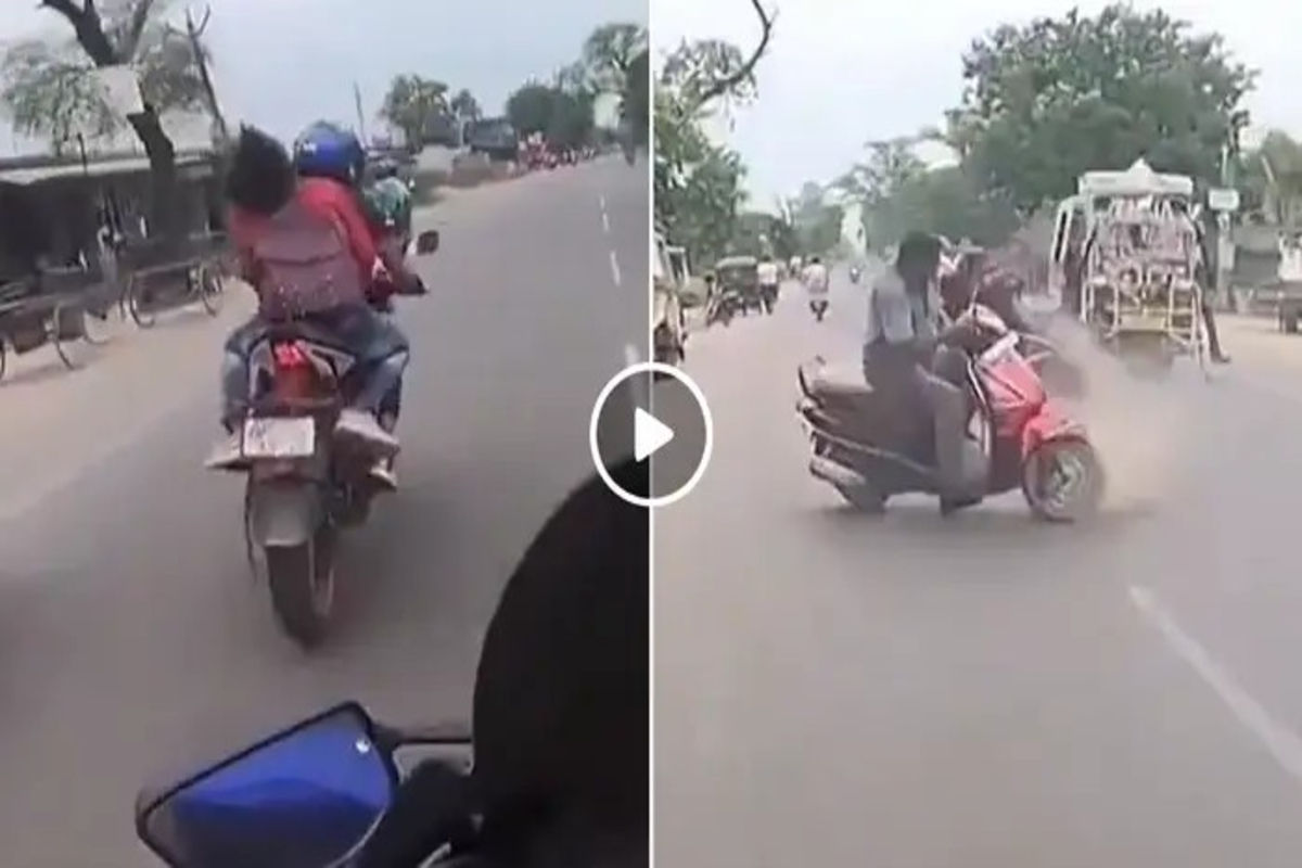 Bike Accident Viral Video