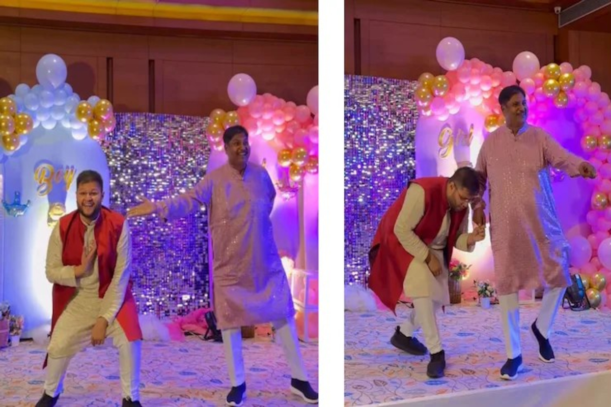 Father Son Duo Dance Viral Video