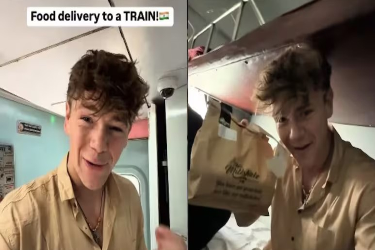 Train Food Delivery Video