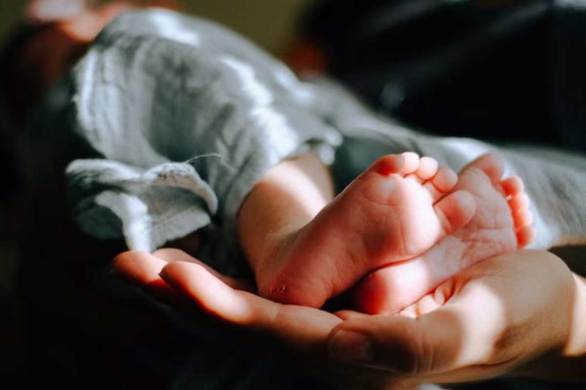 Baby was born twice